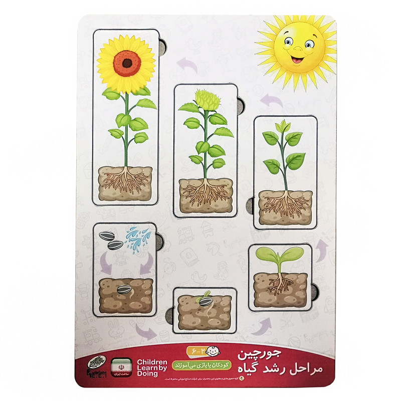 بازی آموزشی صنایع آموزشی طرح مراحل رشد گیاه کد 328