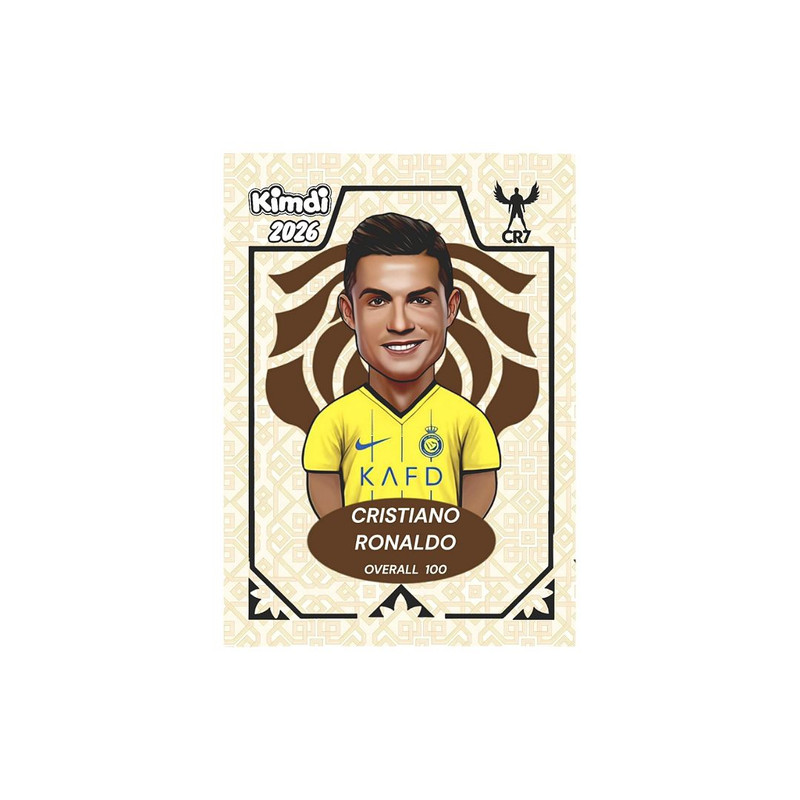 اسباب بازی شانسی کیمدی مدل رونالدو گلدن سی آر سون 2026 کد CR7