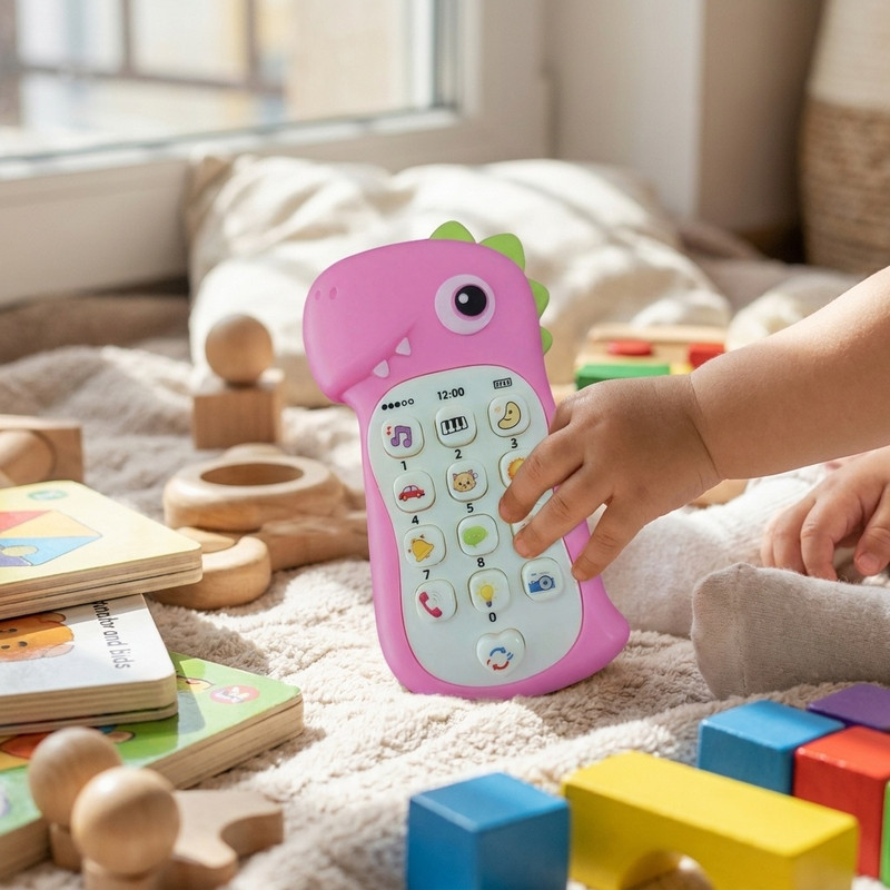 اسباب بازی مدل موبایل موزیکال طرح دایناسور