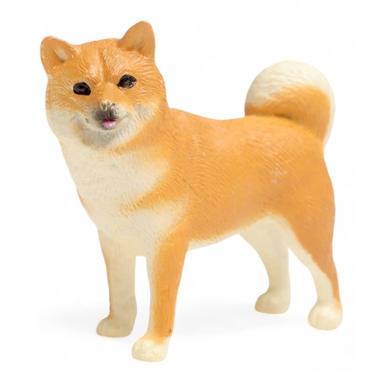 فیگور مدل سگ شیبا طرح Shiba Inu کد DO955-5 ارتفاع 6.5 سانتی متر