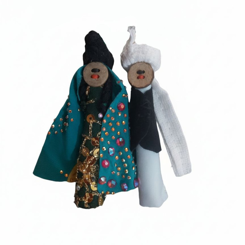 عروسک پارچه ای مدل دوتوک مجموعه 2 عددی