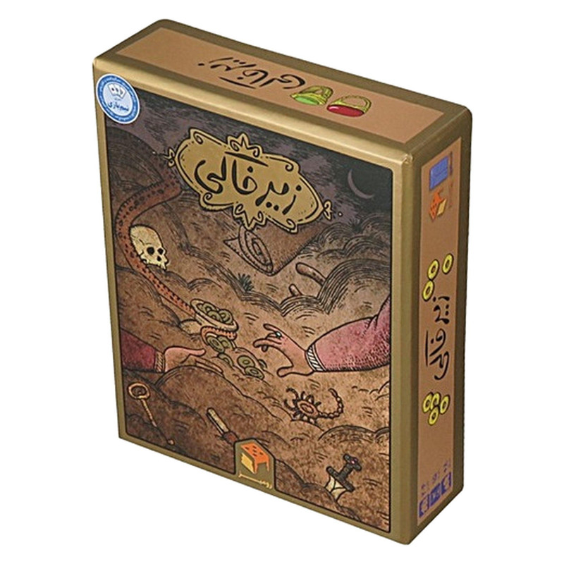 بازی فکری زیرخاکی 4 نفره بدون محدودیت سنی با درجه سختی آسان، مناسب 2 تا 4 بازیکن، شامل کارت‌های گنج برای جستجوی اشیای قیمتی، تولید داخل