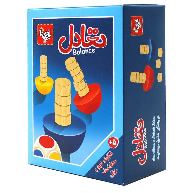 بازی فکری تعادل مدل تعادل مناسب برای 3 بازیکن با افزایش تمرکز، هماهنگی چشم و دست، مهارت‌های حرکتی ظریف، شامل مخروط رنگی، مهره و تاس، درجه سختی متوسط و مدت زمان کمتر از یک ساعت