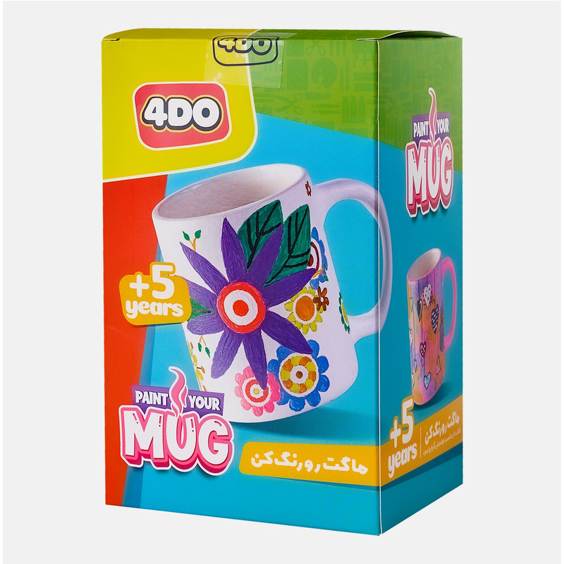 بازی آموزشی رنگ آمیزی فوردو مدل ماگت رو رنگ کن