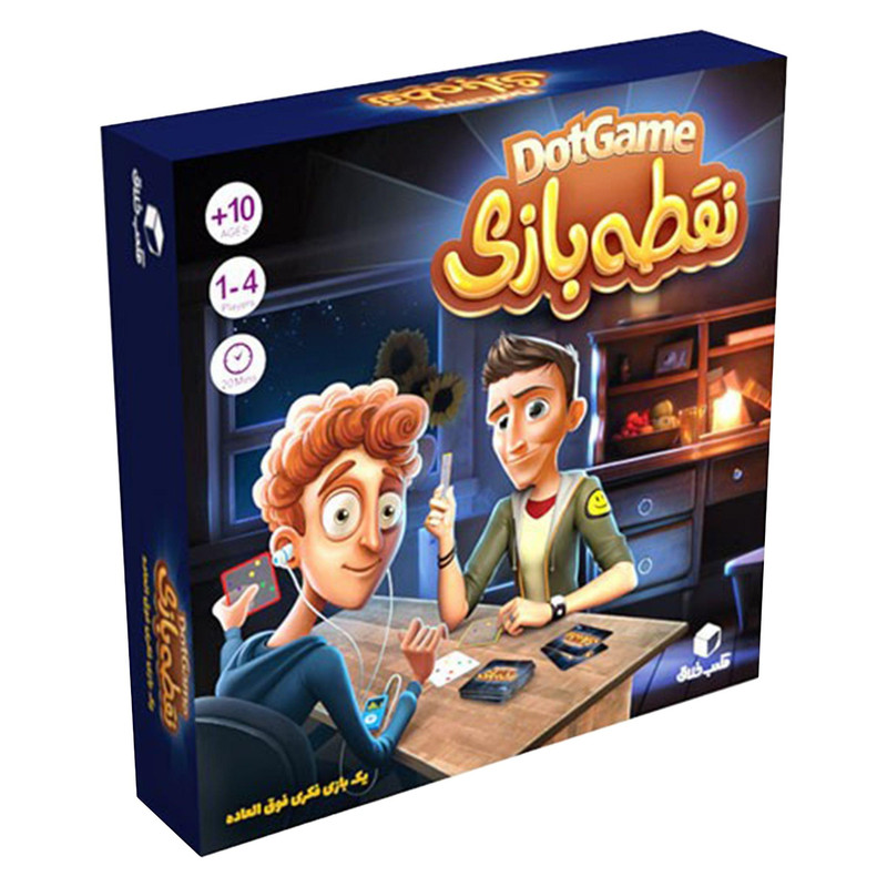 بازی فکری کارتی نقطه بازی مدل 651 رقابتی برای 1 تا 4 نفر، مناسب 10 سال به بالا، تقویت حل مسئله، هوش فضایی، دقت و تمرکز، مدت بازی کمتر از 30 دقیقه، شامل 66 کارت الگو و 16 کارت شفاف در چهار رنگ