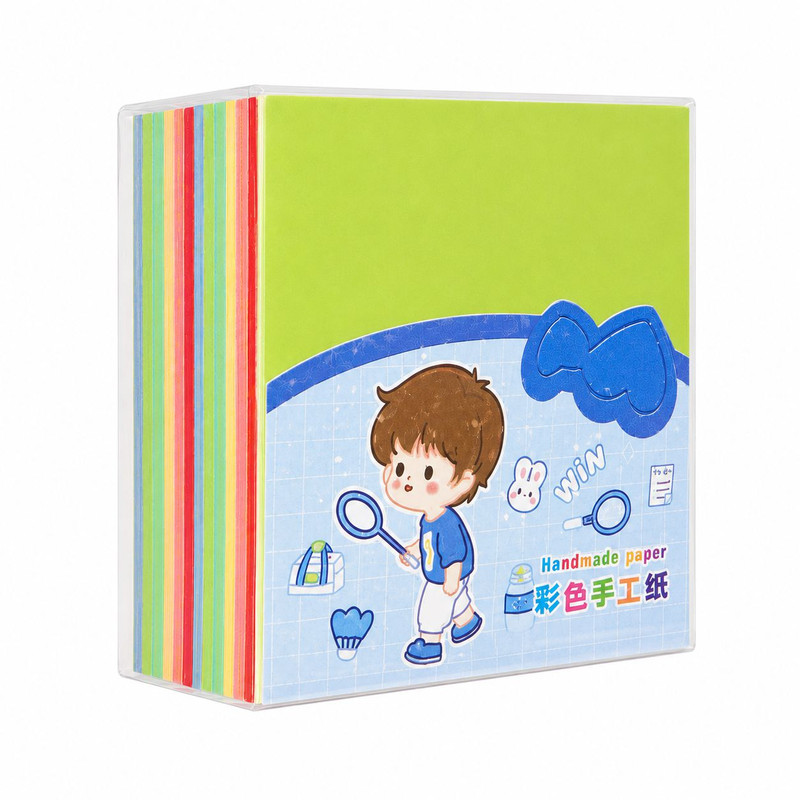کاغذ اوریگامی مدل پسر تنیس کار بسته 500 عددی