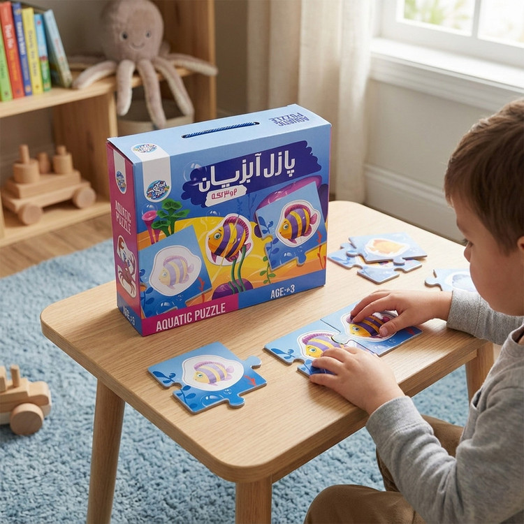پازل آموزشی مدل آبزیان