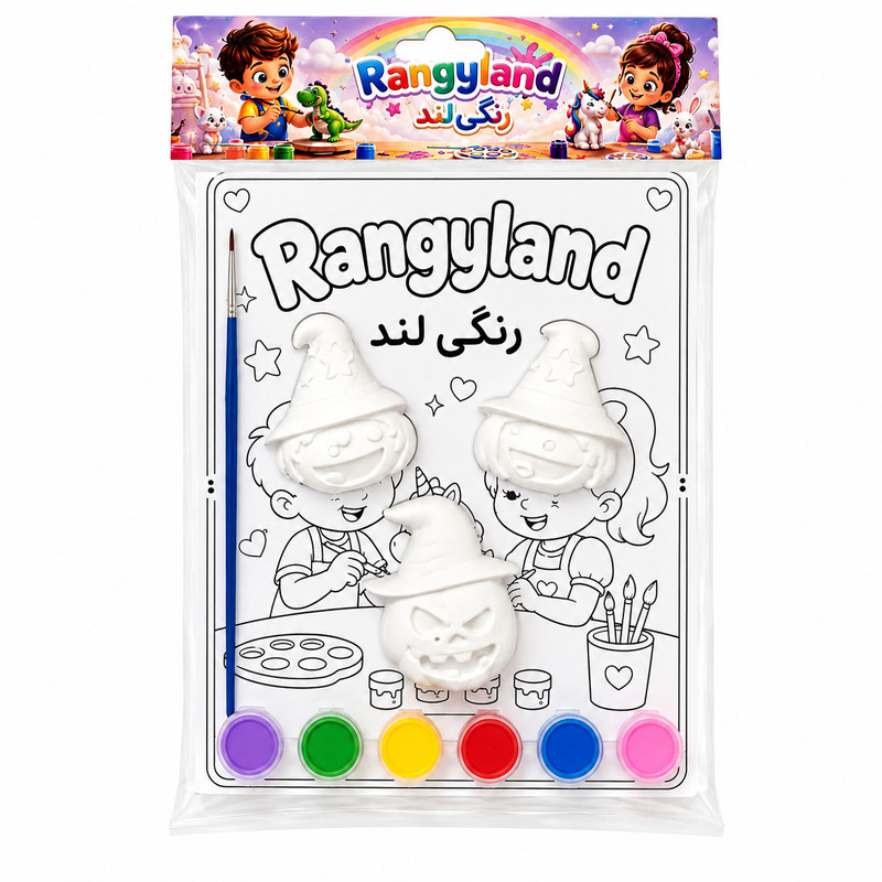 پک رنگ آمیزی مجسمه 	رنگی لند مدل مجسمه