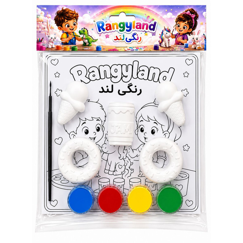 بازی آموزشی رنگ آمیزی مدل شیرینی