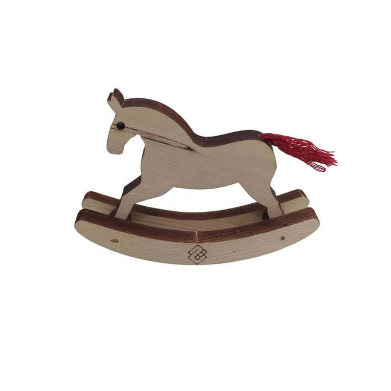 اسباب بازی چوبی مدل اسب راکر کد AR-01