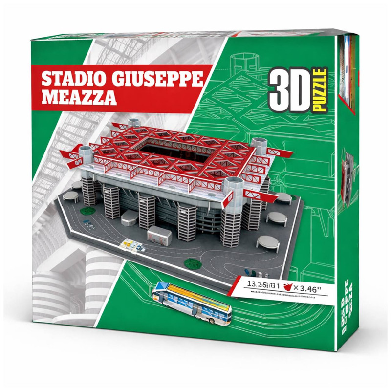 ساختنی 113 تکه مدل 3D استادیوم STADIO GISEPPE MAZZA
