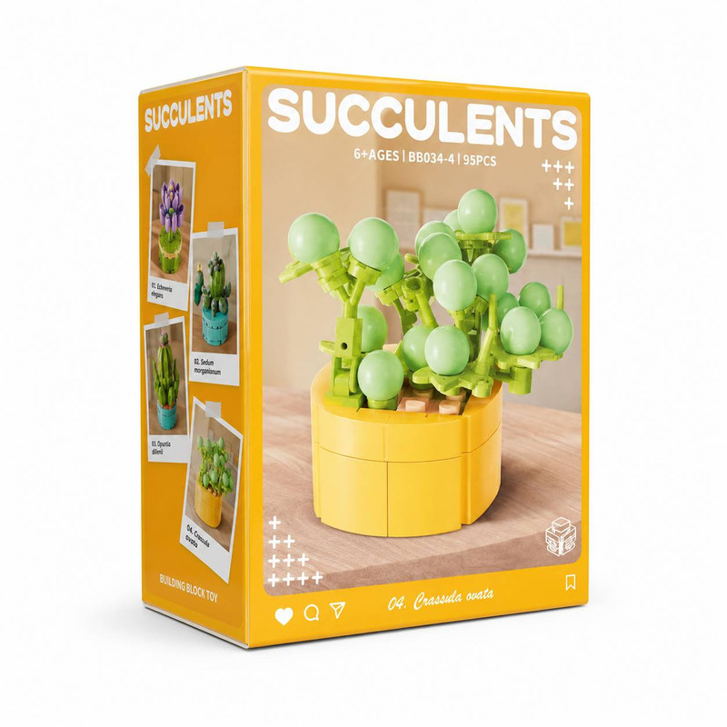 ساختنی 95 تکه مدل گل CURIO ROWLEYANUS