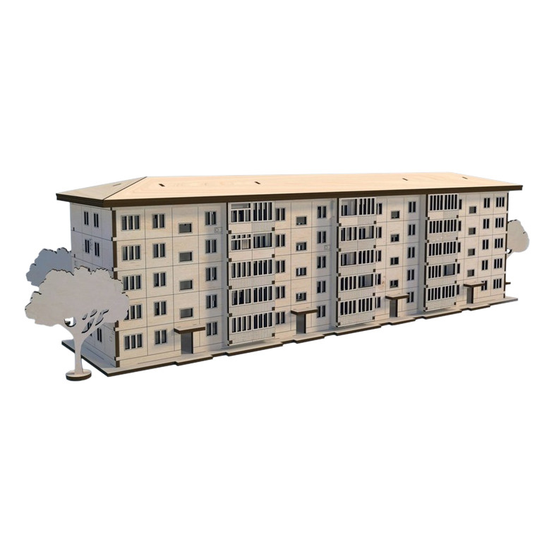 ساختنی مدل ماکت چوبی ساختمان کد M140