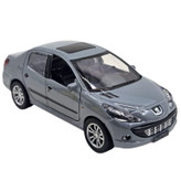 ماشین بازی سواری ناب سل مدل Peugeot 207 metallic musical with pull-back lights، موزیکال، چراغدار و عقبکش با درهای بازشو