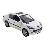 ماشین بازی سواری ناب سل مدل Peugeot 207 metallic musical with pull-back lights، موزیکال، چراغدار و عقبکش با درهای بازشو