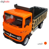 ماشین بازی کامیون طرح حمل زباله و راهسازی با طراحی دقیق و الهامگرفته از نمونه واقعی، 4 چرخ