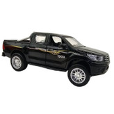 ماشین بازی ناب سل مدل تویوتا هایلوکس دو کابین فلزی چراغدار موزیکال کد Toyota Hilux Double Cab Metal with Lights& Musical