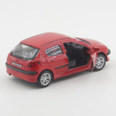 ماشین بازی فلزی مدل Peugeot 206 اسپرت عقبکش با درهای بازشو، نور و صدا