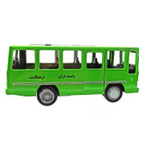 ماشین بازی اتوبمینی بوس فلزی باتریخور با ابعاد 120x40x40 میلیمتر، کد 003