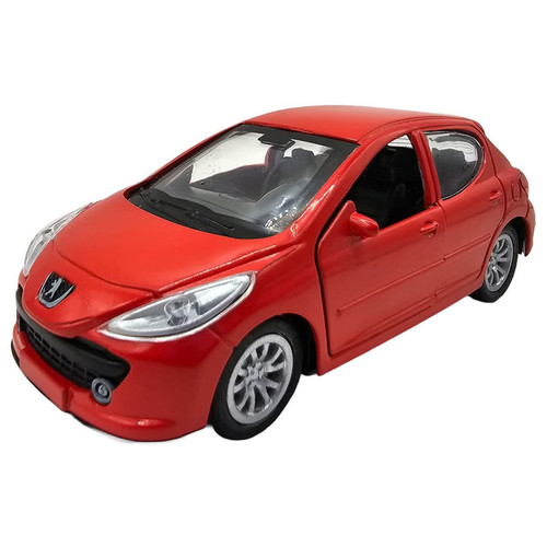 ماکت ماشین ناب سل مدل پژو 207 فلزی عقب کش کد Peugeot 207 metal pull back naab006 scale 1:48