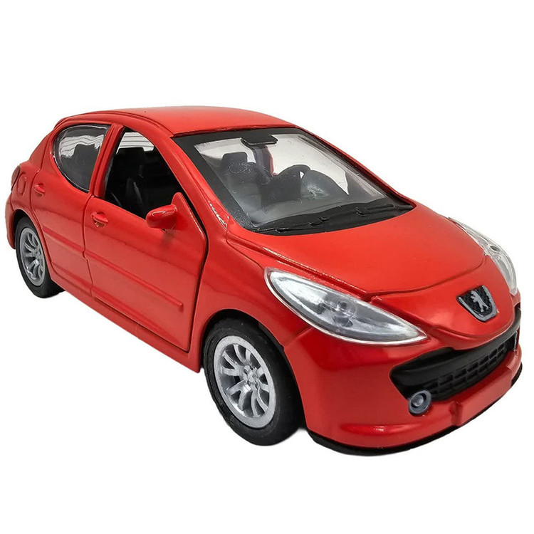 ماکت ماشین ناب سل مدل پژو 207 فلزی عقب کش کد Peugeot 207 metal pull back naab006 scale 1:48
