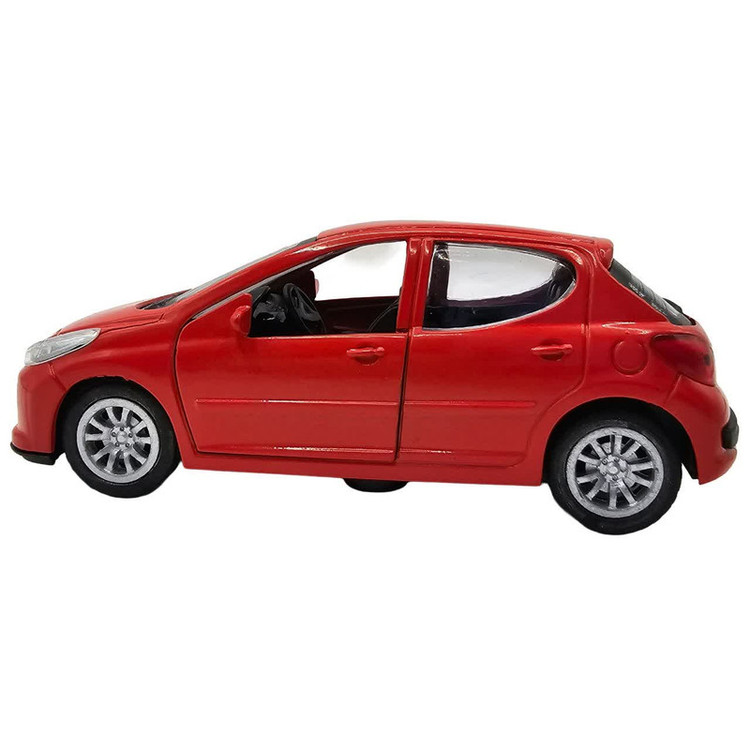 ماکت ماشین ناب سل مدل پژو 207 فلزی عقب کش کد Peugeot 207 metal pull back naab006 scale 1:48