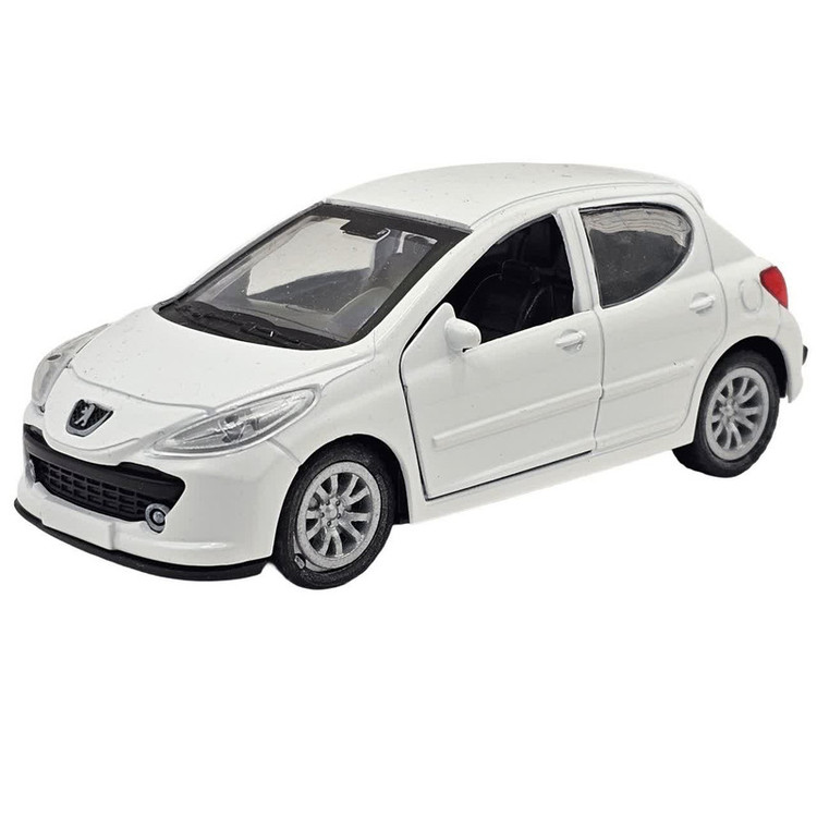 ماکت ماشین ناب سل مدل پژو 207 فلزی عقب کش کد Peugeot 207 metal pull back naab006 scale 1:48