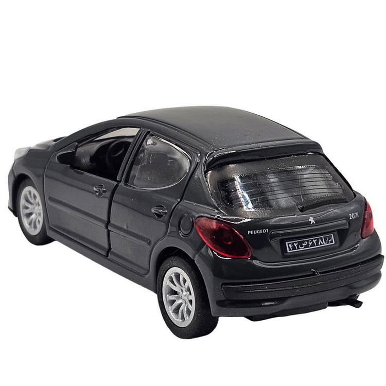 ماکت ماشین ناب سل مدل پژو 207 فلزی عقب کش کد Peugeot 207 metal pull back naab006 scale 1:48