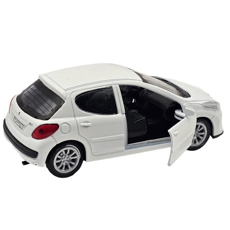 ماکت ماشین ناب سل مدل پژو 207 فلزی عقب کش کد Peugeot 207 metal pull back naab006 scale 1:48