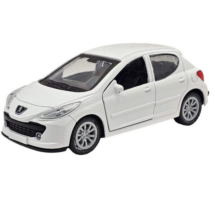 ماکت ماشین ناب سل مدل پژو 207 فلزی عقب کش کد Peugeot 207 metal pull back naab006 scale 1:48