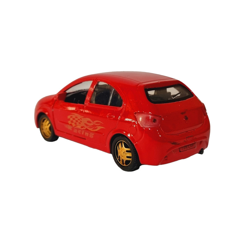 ماشین بازی تیبا اسپرت مدل T10 فلزی عقبکش با دو درب جلو بازشو و طراحی شبیه نمونه واقعی