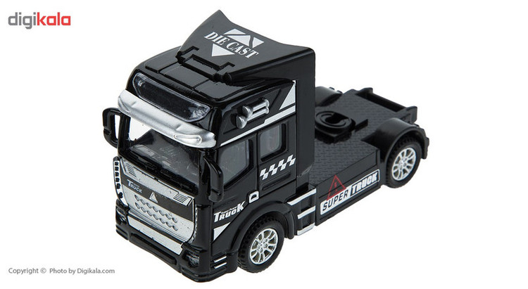 کامیون اسباببازی فلزی مدل Super Truck مناسب کودکان بالای 3 سال با وزن 110 گرم و 4 چرخ