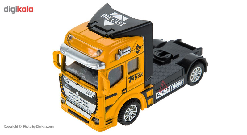 کامیون اسباببازی فلزی مدل Super Truck مناسب کودکان بالای 3 سال با وزن 110 گرم و 4 چرخ