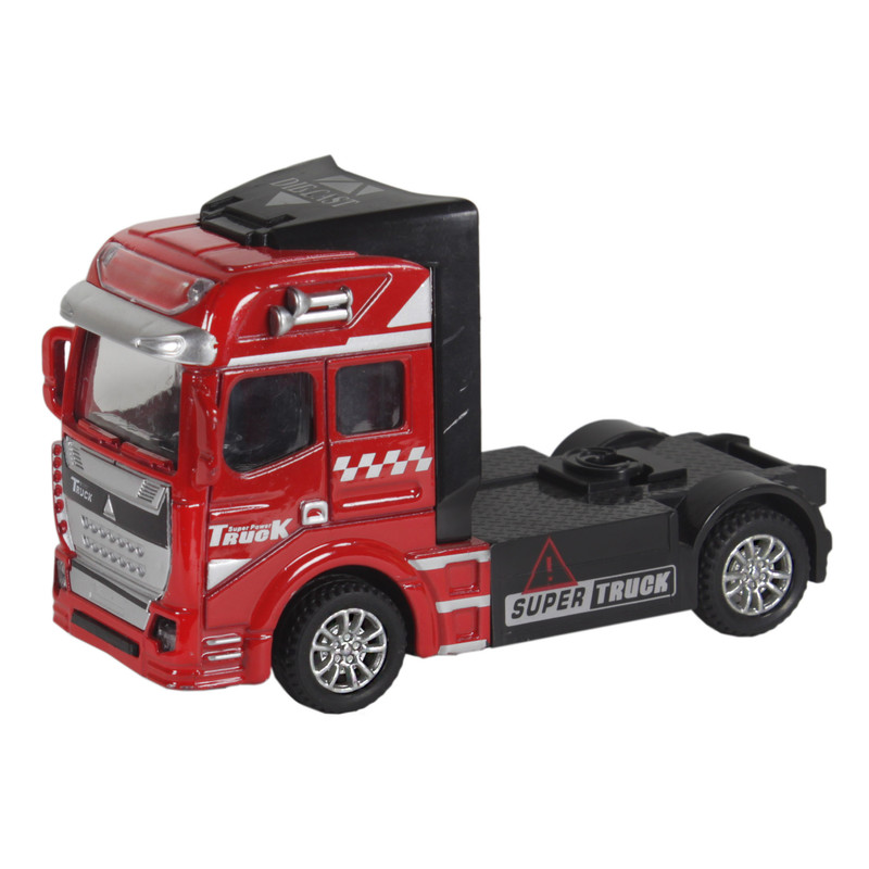 کامیون اسباببازی فلزی مدل Super Truck مناسب کودکان بالای 3 سال با وزن 110 گرم و 4 چرخ