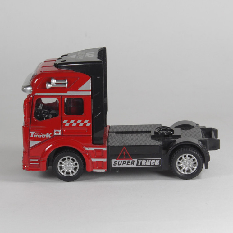 کامیون اسباببازی فلزی مدل Super Truck مناسب کودکان بالای 3 سال با وزن 110 گرم و 4 چرخ