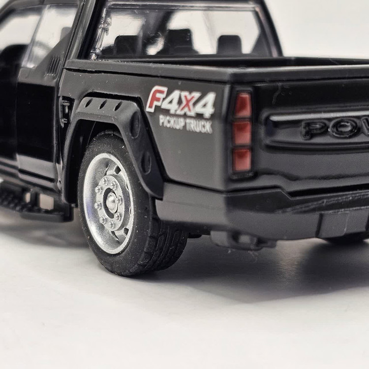 ماکت ماشین ناب سل مدل فورد پیکاپ آفرود فلزی عقب کش کد PICKUP FORD METALCAR NAAB001