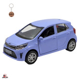 ماکت ماشین فلزی عقبکش، موزیکال و چراغدار ناب سل مدل Kia Picanto با درهای بازشو