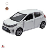 ماکت ماشین فلزی عقبکش، موزیکال و چراغدار ناب سل مدل Kia Picanto با درهای بازشو