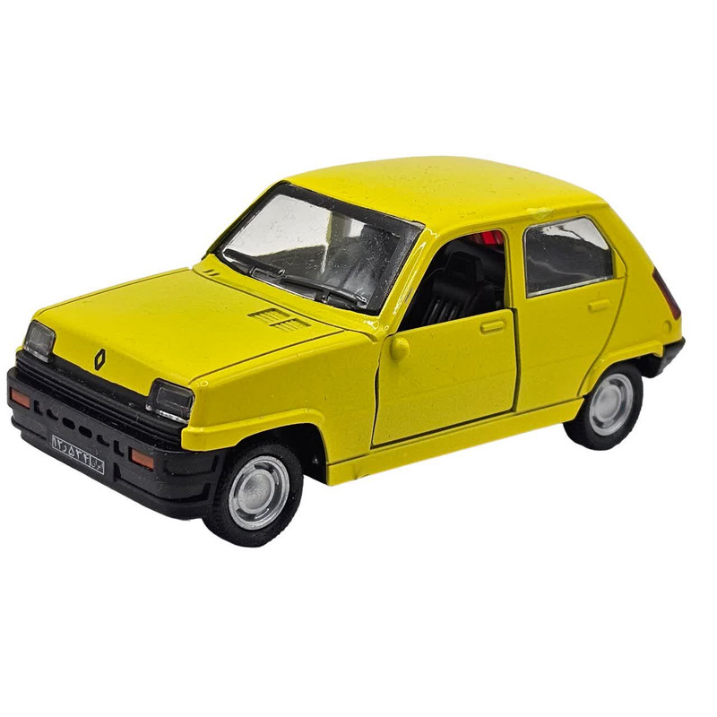 ماکت ماشین ناب سل مدل رنو 5 فلزی عقب کش کد Renault pull back metal car naab005 scale 1:48