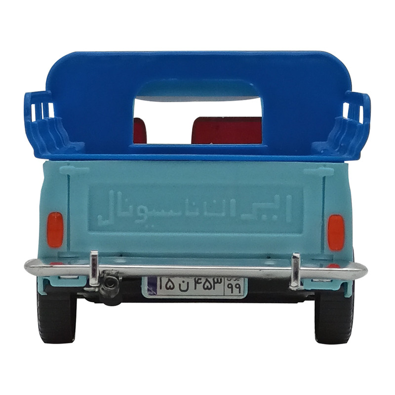 ماشین بازی پیکان وانت با بدنه پلاستیکی، الهامگرفته از نمونه واقعی، ابعاد 240x110x80 میلیمتر، مدل RM19