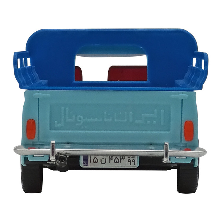 ماشین بازی پیکان وانت با بدنه پلاستیکی، الهامگرفته از نمونه واقعی، ابعاد 240x110x80 میلیمتر، مدل RM19