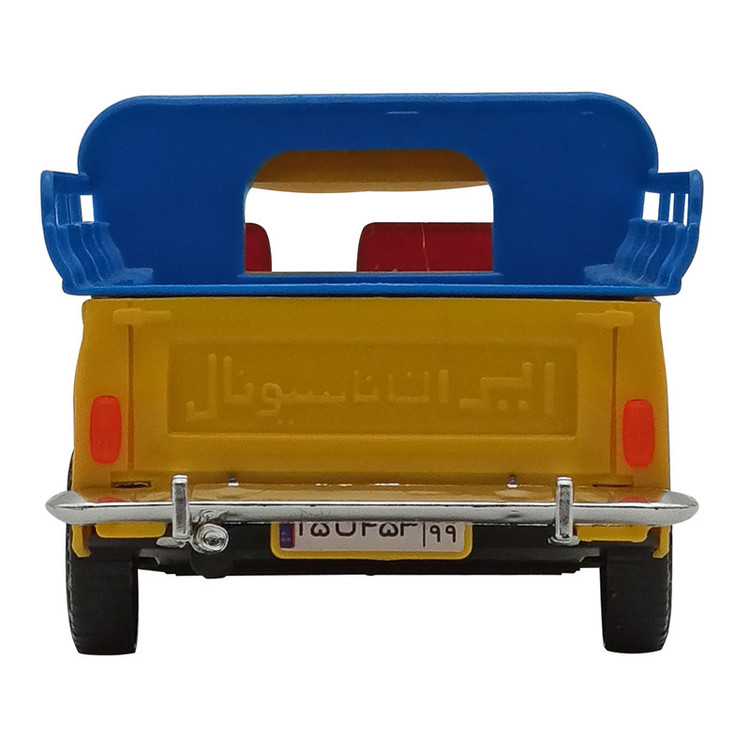 ماشین بازی پیکان وانت با بدنه پلاستیکی، الهامگرفته از نمونه واقعی، ابعاد 240x110x80 میلیمتر، مدل RM19