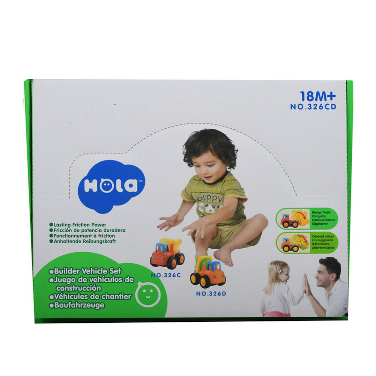 ماشین بازی هولا طرح کامیون راهسازی مدل تیوای 326CD