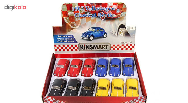 ماشین بازی کینزمارت مدل Volkswagen Classical Beetle