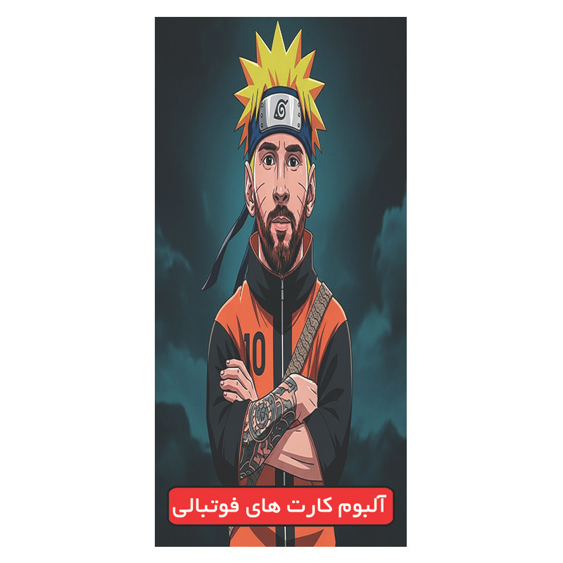 آلبوم کارت فوتبالی مدل لیونل مسی ظرفیت 120 کارت