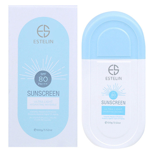 کرم ضد آفتاب بیرنگ استلین، 80 SPF، مدل ultra، مناسب انواع پوست با حجم 100 میلی لیتر، محافظتکننده در برابر اشعههای UVA و UVB، مرطوبکننده، فاقد پارابن، PA+++، ضد پیری، دارای فرمولاسیون فاقد چربی، با ماندگاری 3 ساعته