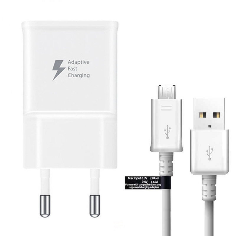 شارژر دیواری مدل EP-TA20EWE به همراه کابل تبدیل microUSB