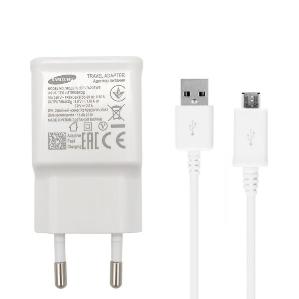 شارژر دیواری مدل ep-ta20ewe به همراه کابل تبدیل MicroUSB