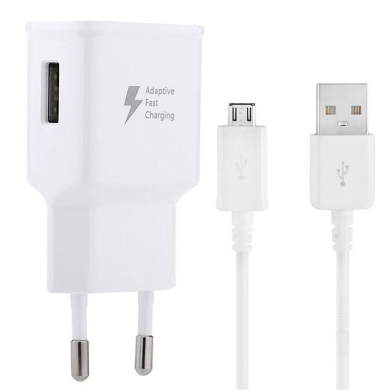 شارژر دیواری مدل EP-TA20EWE به همراه کابل تبدیل microUSB