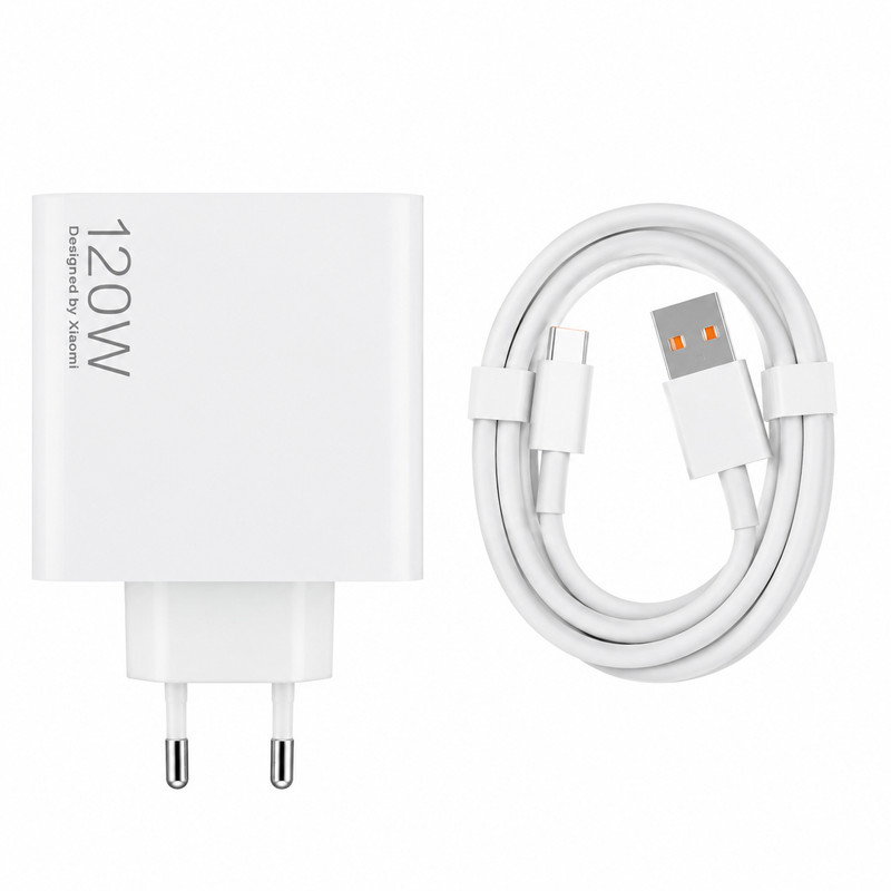 شارژر دیواری 120 وات مدل 120w power adaptor suit به همراه کابل USB-C